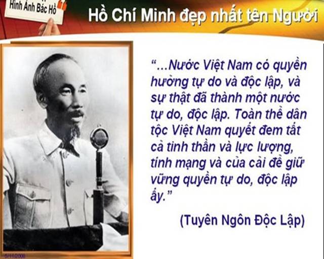 Kết quả hình ảnh cho Hình ảnh Tuyên ngôn ddooocj lập